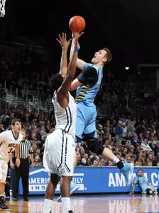 Center Luke Fischer has reached double figures in the last three games.