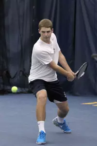 Sophomore Nick Dykema picked up a singles win Friday afternoon.