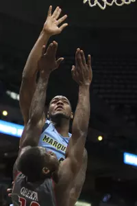 Steve Taylor Jr., posted a career-high 17 rebounds, tying the most for an MU player ever in BIG EAST action.