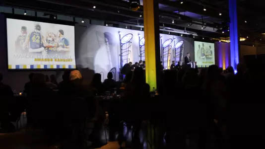 The annual banquet is the perfect opportunity to meet the MU players and staff.