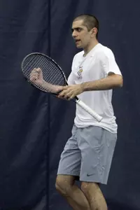 Senior Cameron Tehrani owns two wins at No. 6 singles at the BIG EAST tourney.
