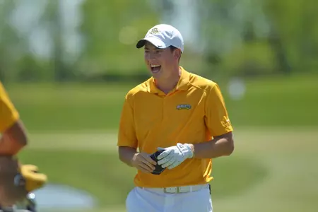 Nick Nelson was the only man under par in the 72-player field at Hidden Glen.