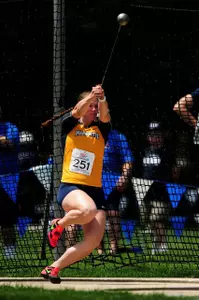 Kathryn Koeck concludes her career as one of the top MU throwers of all-time.