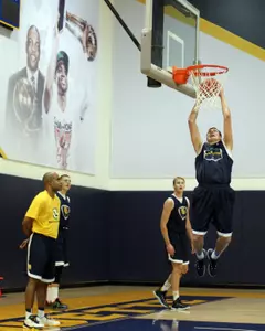 Freshman Matt Heldt has been getting up at 5 p.m. to get in shooting work.