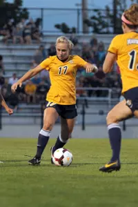 Liz Bartels scored in last season's match against UWM as MU's comeback fell short.