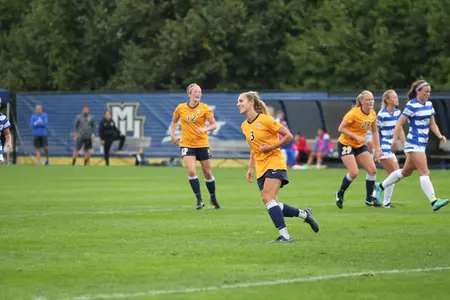Jacie Jermier had a career day in Marquette's BIG EAST opener.