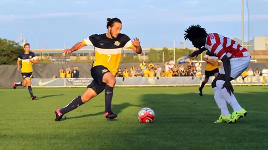 Redshirt senior Kelmend Islami scored his third goal of the season on a PK in the 37th minute.