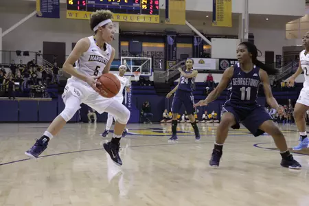 Natisha Hiedeman is averaging 14.0 points per game