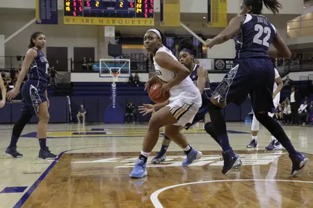 Erika Davenport tallied 16 second-half points