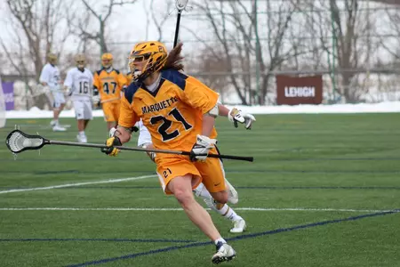 Liam Byrnes became MU's first MLL draftee on Friday (photo: Alicia Mojica).