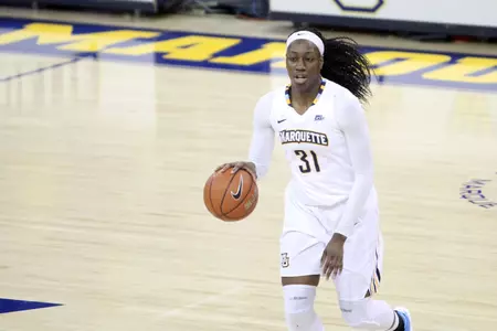 Shantelle Valentine tallied her first career double-double