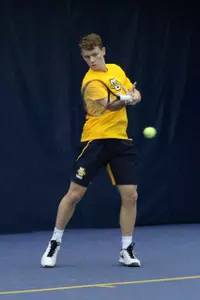 The Golden Eagles opened a busy weekend that includes three matches with a 7-0 win.