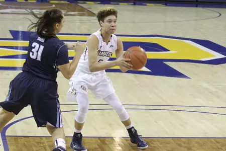 Natisha Hiedeman scored 16 points on Friday