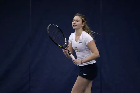 Leoni Daems claimed a singles victory on Saturday