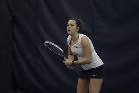 Paula Tormos Sanchez owns a 5-2 record in singles play