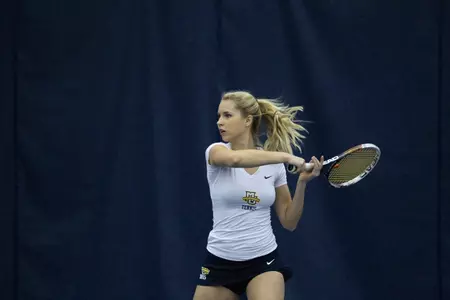 Diana Tokar is 6-2 in singles playing during MU's dual slate