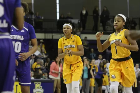 Allazia Blockton has one final game to attempt to break the BIG EAST freshman scoring record