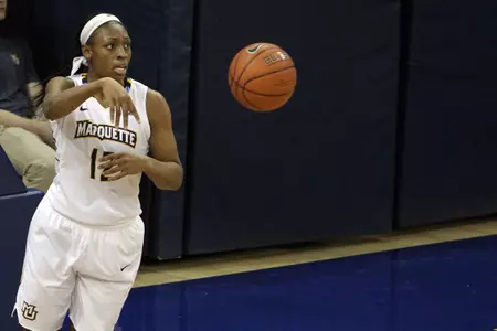 Erika Davenport is averaging 6.6 rebounds