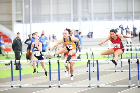 Freshman Monique Felix sets career-bests in javelin, shot put, 200-meter, 800-meter and 100-meter hurdle events.