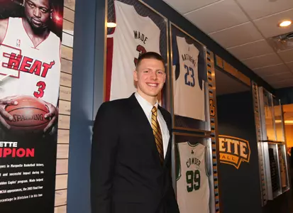 Henry Ellenson was named team MVP at the annual awards banquet.