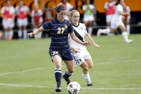 Alyssa Devine scored for MU last week against Loyola.