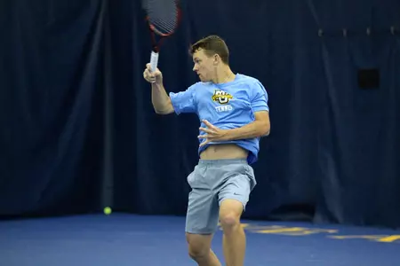 Freshman Greg Anderson claimed a singles win on Saturday.