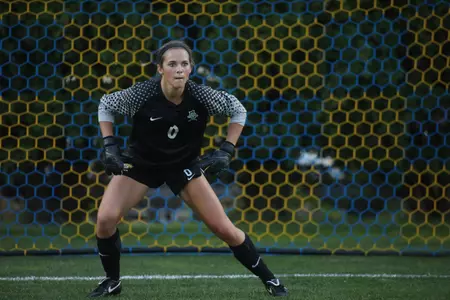 Sophomore Maddy Henry made eight saves in net for the Golden Eagles.