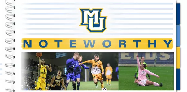 Both soccer program jockey for BIG EAST tournament position and men's basketball continues prep for 2017-18 campaign.