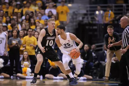 Haanif Cheatham posted 13 first half points for the Golden Eagles, who open regular season play on Friday.