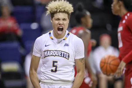 Hiedeman put up a season-high 26 points against the Badgers.