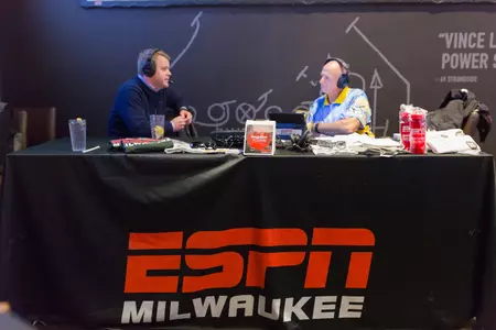 2017-18 Men's Basketball Radio Show at Dave and Buster