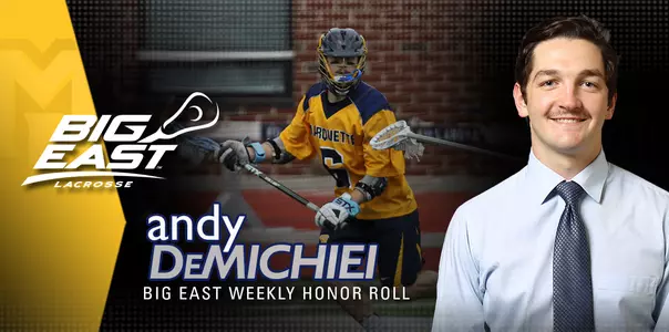 DeMichiei notched a career-high three assists at Villanova on Saturday afternoon.