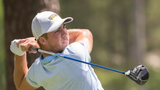 Men from the BIG EAST Conference play during the first round of the BIG EAST Men's Golf Tournament on Sunday, April 30, 2017, in Callawassie Island, S.C. (BIG EAST/Photo by Stephen B. Morton) Oliver Farrel