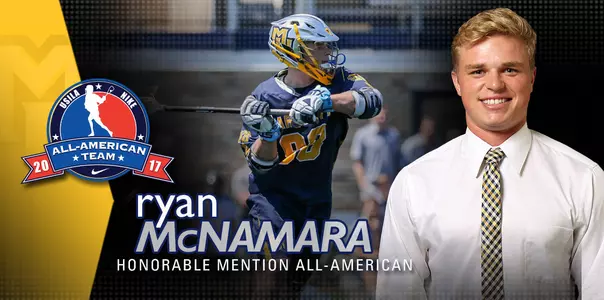 Ryan McNamara is MU's only two-time USILA All-American and its leading goal scorer and point producer.