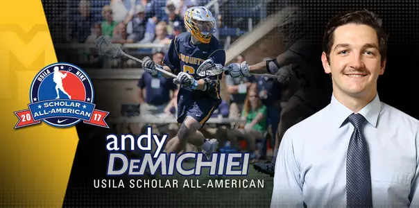 Andy DeMichiei was a double major in finance and accounting and one of MU's top offensive weapons.
