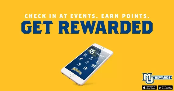 MU Rewards, a free smartphone app, is designed to reward current Marquette students for their attendance and support of Marquette Athletics.