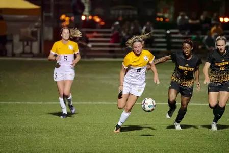 The Golden Eagles and Panthers met for the 26th time on Sunday night at Engelmann Stadium (photo: Russ Handwork).
