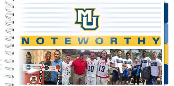 From BIG EAST honors, to Team USA and community service commitments, it was a busy opening week of classes last week.