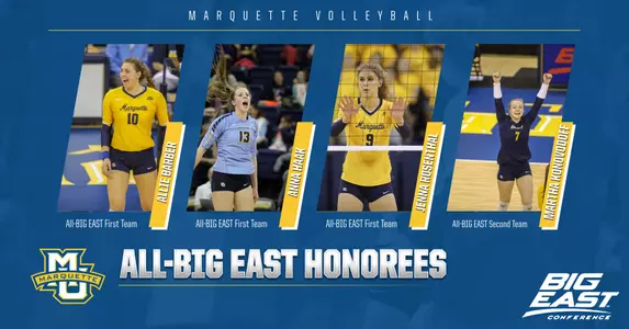 All-BIG EAST Volleyball Graphic