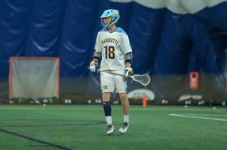 Griffin Fleming scored the first two goals of his career on Saturday afternoon.