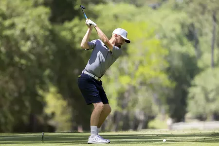 Men of the BIG EAST participate in the first round of the Men's Golf Tournament, Sunday, April 29, 2018, in Callawassie Island, S.C. (BIG EAST/Photo by Stephen B. Morton)  Matthew Bachman