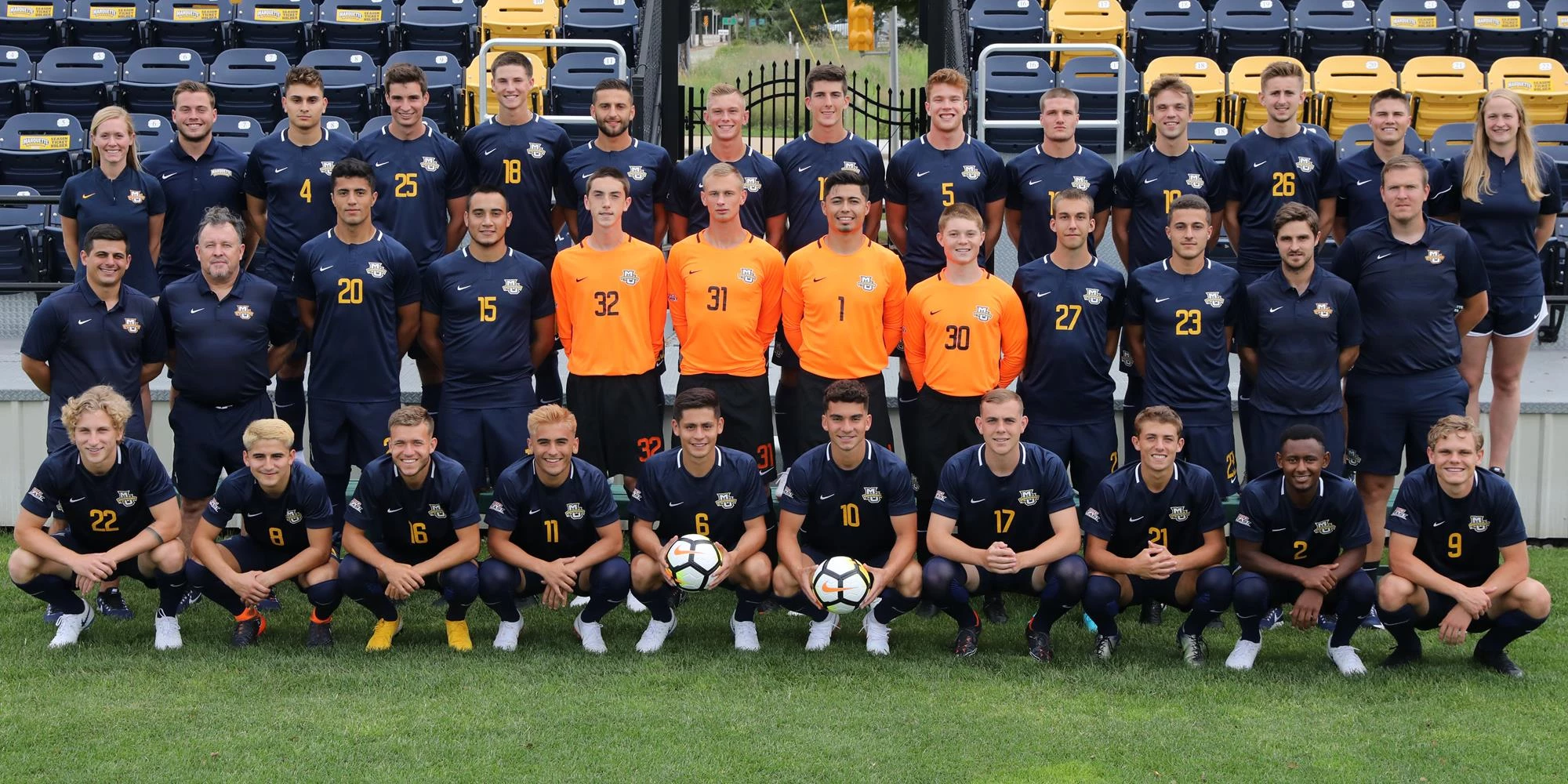 2018 Men's Soccer Team Photo