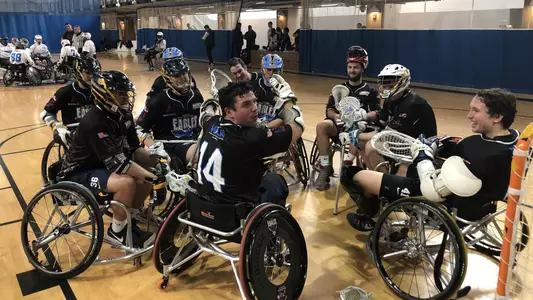 Wheelchair lacrosse