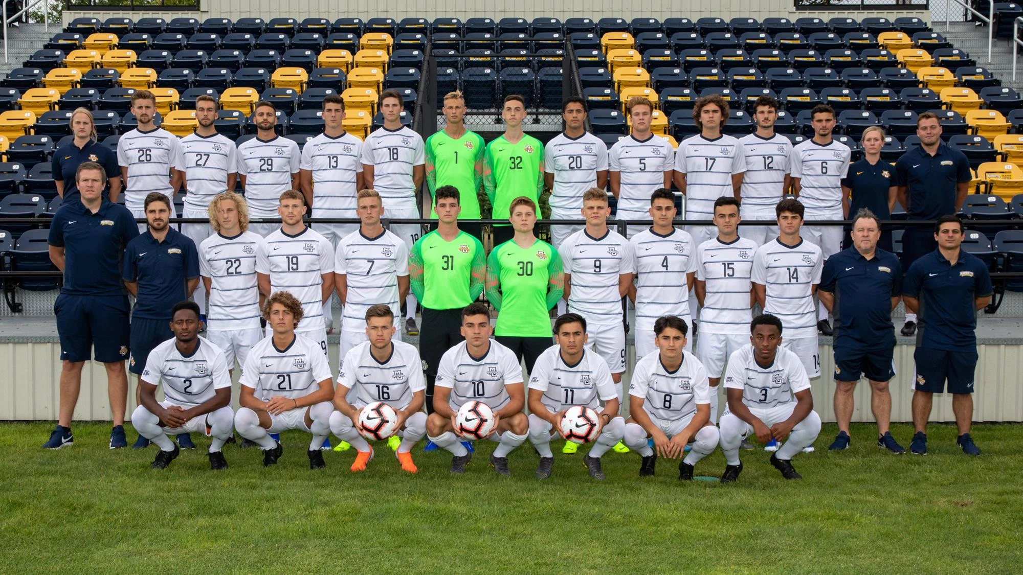 2019 Marquette Men's Soccer Team Photo