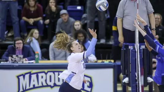 Marquette Volleyball vs. Creighton action photos