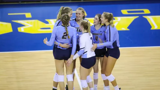 Marquette Women’s Volleyball vs. Providence game action photos