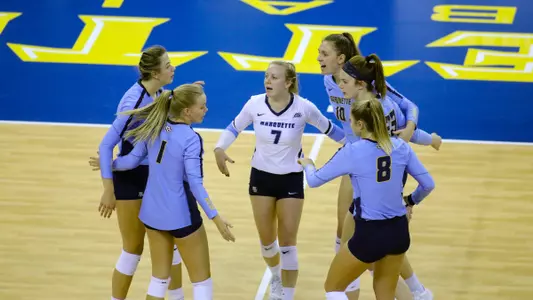 Marquette Women’s Volleyball vs. Providence game action photos