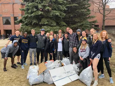 Student Athlete Clean Up