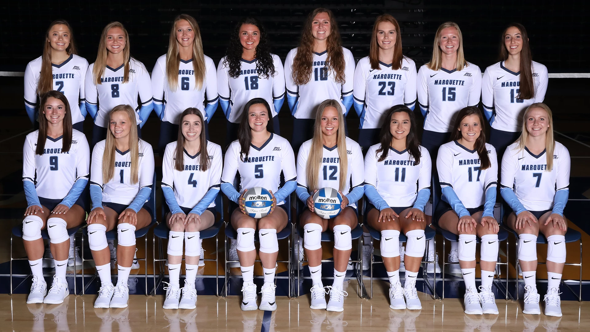 Marquette Women’s Volleyball 2019 Team photo