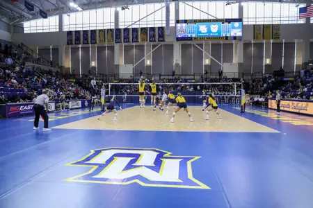 Volleyball Court Wide Angle